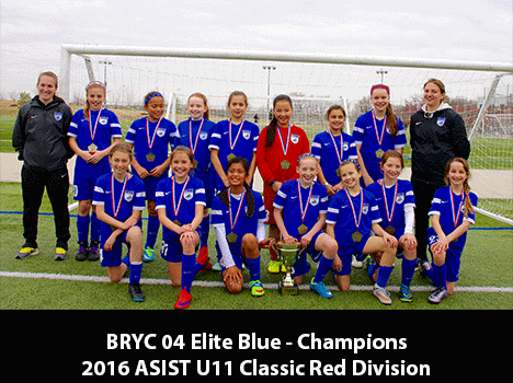 BRYC 04 Elite Blue Capture Title at 2016 Arlington Spring Invitational