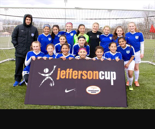 04/05 Girls - Finalists at Jeff Cup