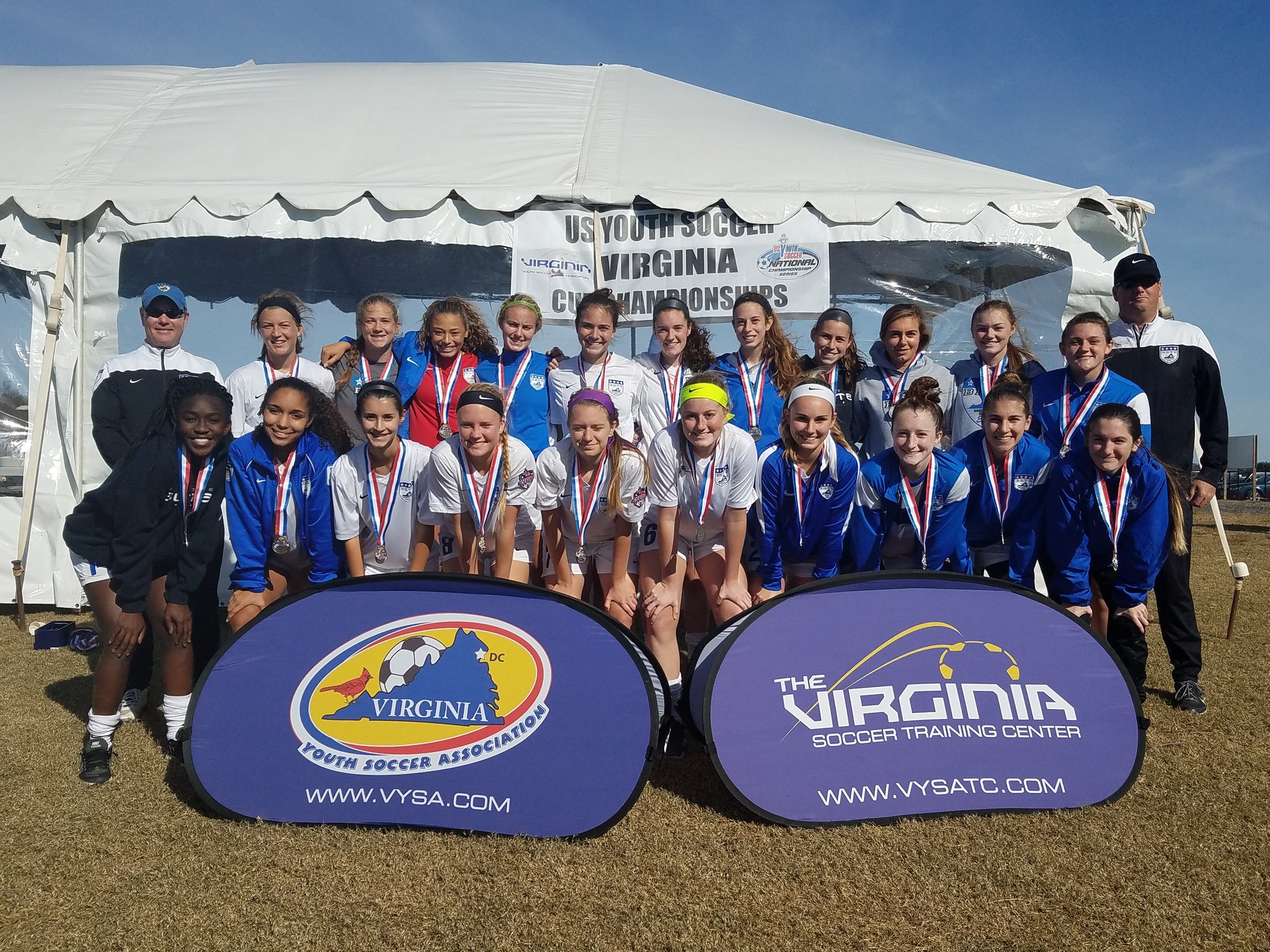 98/99 Girls take 2nd at VYSA State Cup