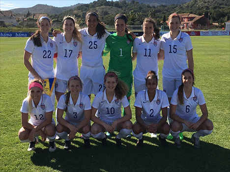 BRYC Elite Alumni earn caps with the U20 WNT